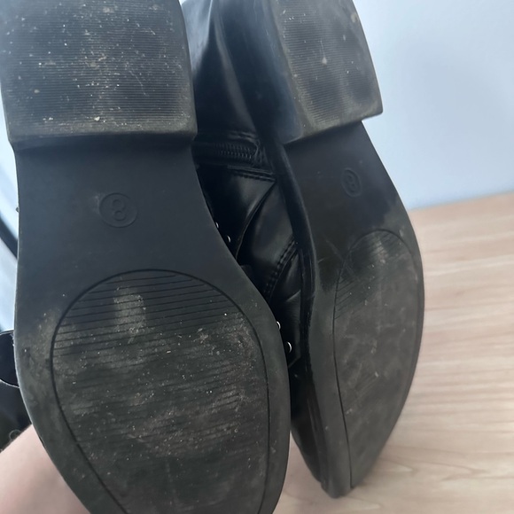 Mossimo Studded Combat Boots Size 8 - Picture 4 of 7